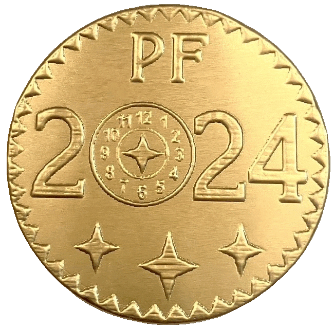 Čokoládová mince PF hodiny 999-008-009