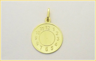 Hodiny narození žluté KLASIK 17 mm 1,65g/ks 162-001-174