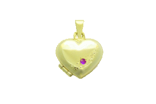 Přívěsek medailon otevírací srdce menší 3,-g/ks 459-001-394